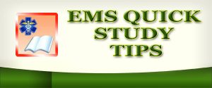Read more about the article EMS Quick Study Tips Area